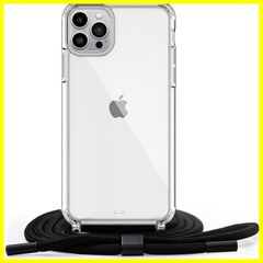 【在庫わずか】iPhone Apple 16 ケース iPhone 16 カバー ネック ショルダー ストラップ付き スマホ Handodo シリコン カバー 紐付き 斜めがけ 織りストラップ付き 調節可能なショルダー クロスボディ ネックレス