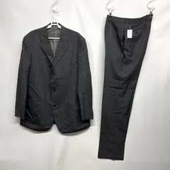 メンズ ジャケット パンツ グレー ストライプ フォーマル LL スーツ 2点セット☆CTR-111☆