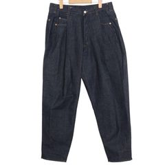 HAVERSACK ATTIRE(ハバーサック アタイア) タック ボタンフライ デニム パンツ サイズL 古着