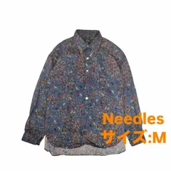 Needles PINHOLE EDW SHIRT M ブルーのサムネイル