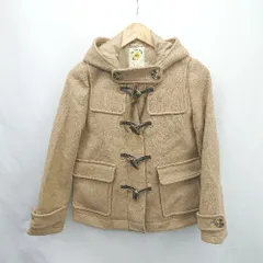 ■ ⊇ Ray BEAMS レイビームス BEAMS ビームス系 長袖 ダッフルコート サイズ0 ベージュ系 レディース E  【1507160022297】