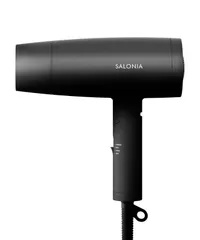 【在庫処分】SALONIA サロニア | スピーディーイオン ドライヤー 【ブラック】 ヘアドライヤー 大風量 速乾 軽量 マイナスイオン SL-013BK
