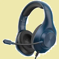 重低音 密閉型 快適 軽量 ノイズキャンセリング ワンクリックミュートヘッドホン 伸縮可能 マイク付き スマホ/PC/Switch/Xboxワン対応 ヘッドセット ps4 PS5ヘッドセット 男女兼用プレゼント(紺色) イヤホン 40mmドライバー 有線 【正