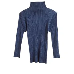 未使用品　プリーツプリーズ　長袖トップス　カットソー　丸首シャツ 2025年最新】PLEATS PLEASE レディース 長袖 Tシャツ