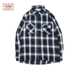 USA製 BIGMIKE ネルシャツ BIG MIKE ビッグマイク オンブレ ライトフランネル L/S シャツ