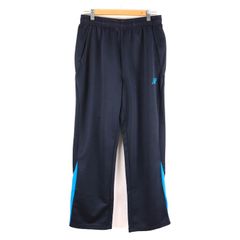 ニューバランス ロングパンツ ジャージパンツ スポーツウエア ボトムス メンズ Lサイズ ネイビー NEW BALANCE 【中古】