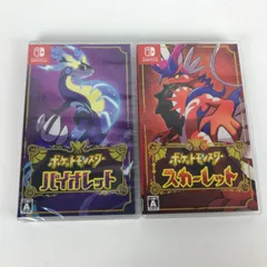 ■■任天堂 Nintendo switch ポケットモンスター バイオレット スカーレット 未開封