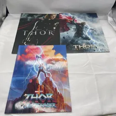 【映画グッズ】マイティ・ソー パンフレット3冊セット 『マイティ・ソー』『ダーク・ワールド』『ラブ＆サンダー』 m285