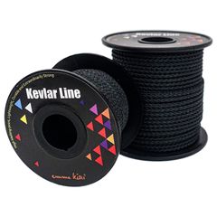 【人気商品】~ 816kg 編み構造22kg 破断強度 軽量 アウトドアスポーツ 高強度 サバイバル ブラック ケブラーライン フィッシング ブレード ハイキング 100% アクセサリーコード kites 一般用途 emma
