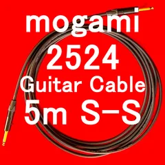 mogami 2524 Guitar Cable with Neutrik Gold Plated Plug SS 5m