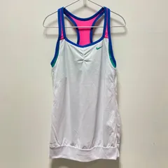 NIKE ナイキ トレーニングウェア タンクトップ ホワイト×ピンク×ブルー
