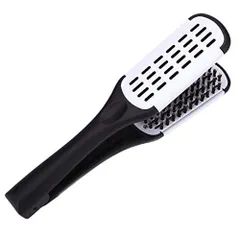 【新着商品】(ブラック/ホワイト) 髪ブラシ ストレートブラシ ツインブラシ Chocople