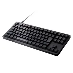 【新品 未使用 未開梱】エレコム　ELECOM　キーボード Leggero テンキーレス(茶軸) ［有線 /USB］ ブラック　TK-MC30UKTBK