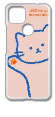 【新品未使用】Pixel5a 5G ピクセル5a5G クリア ハードケース (ねこ(コンビカラー)) くすみカラー ベージュ ネイビー 猫 ネコ かわいい 可愛い cl-pixel5a5g-384