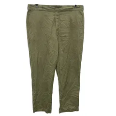 Dickies 874 ワークパンツ W42 ディッキーズ ベージュ ジップアップ ビッグサイズ ワーク コットン 古着卸 アメリカ仕入 2504-176