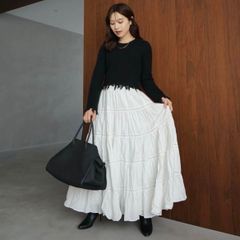 井川遥さん着用 Drawer ドゥロワー Vネック ウール アルパカ