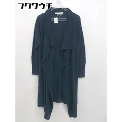 ◇ Spick & Span スピックアンドスパン 薄手 コットン ニット ショールカラー カーディガン ネイビー レディース 【中古】 【1105060009143】