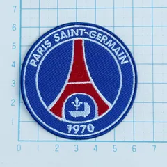 3枚セット　パリサンジェルマン　ワッペン　PSG 3枚入り☆パリサンジェルマン エンブレム PSG サッカー アイロン