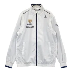 サイズ：L LE COQ GOLF ルコックゴルフ  2WAY 裏メッシュ ジップジャケット  ホワイト系 [240101498361] ゴルフウェア メンズ ストスト