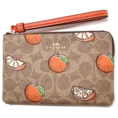 【新品未使用】COACH ポーチ 中古・古着通販】COACH (コーチ) ポーチ ブラウン｜ブランド