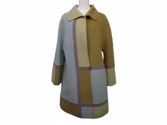 ヴァレンティノ ヴァレンチノ  VALENTINO BOUTIQUE コート パッチワーク ひざ丈 8 約S-M マルチカラー 0409のサムネイル