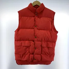 【中古】80s L.L.Bean Anja Kuenzle ダウンベスト サイズM レッド[19]