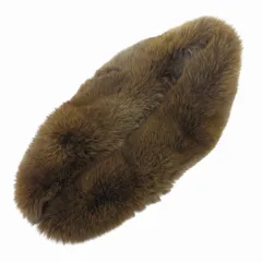 サガフォックス SAGA FOX ティペット 毛皮マフラー フォックスファー 茶 ブラウン /GV ■GY27