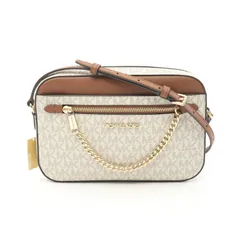 マイケルコース Michael Kors ショルダーバッグ JET SET ITEM ジェットセット アイテム 35S1GTTC9B バニラ PVCコーティングキャンバス レザー ショルダーバッグ レディース 新品