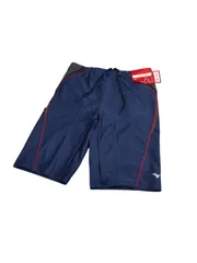 ミズノ◆メンズ フィットネス用 ルーズスパッツ インナー付 水着  ネイビー