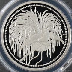 【最高鑑定】2020年 パプアニューギニア 極楽鳥 1オンス プルーフ銀貨 10キナ PCGS PR70DCAM  アンティークコイン モダン レア