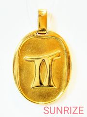 750 Cartier カルティエ チャイニーズゾディアック ペンダントトップ ジェミニ ふたご座【S312】