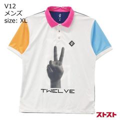 V TWELVE ノースリーブ ポロシャツ スター柄 - メルカリ