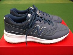 7306 新品 new balance ゴルフシューズ NBG997NV ネイビー ワイズ：D (MEDIUM) ニューバランス 27.5cm