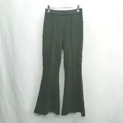 ◇ ⊇ MURUA ムルーア バックウエストゴム スエード ストレートパンツ サイズF ブラック レディース E  【1502180002861】