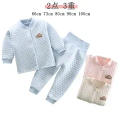 女の子 男の子 秋 パジャマ 長ズボン 綿 肩ボタン パジャマ キッズ 春 腹巻付き 冬 パジャマ 子供 部屋着 ベビー 長袖 綿 キッズ あったか ルームウェア 冬用 キルト 前開き 上下セット コ#ikawa592603