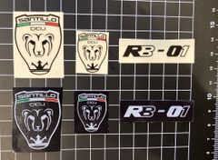サンティッロチクリ　ロゴシール　チーターのロゴ　RB-01のロゴ