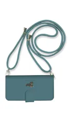 iPhone14ProMax ケース 手帳型 アイフォン14 プロマックス スマホケース 携帯ケース かわいい ダックス 犬 ワンちゃん ワンポイント 犬 パステル ストラップ付 カラー04