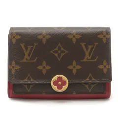 LOUIS VUITTON ルイ ヴィトン モノグラム ポルトフォイユ フロール コンパクト 2つ折財布 二つ折り財布 フューシャ M64588