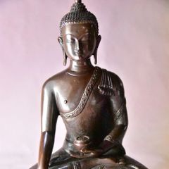 タイ北部15〜16世紀頃ラーンナー美術チェンセン・ファン青銅仏 金銅仏