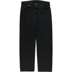 古着 リーバイス Levi's リーバイス501 ユーロモデル ブラックデニム ストレートデニムパンツ メンズw33相当/eaa556726