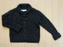 タルティーヌ エ ショコラ タルティーヌエショコラ tartine et chocolat アウトレット 子供服 男の子 110cm 長袖 カーディガン グレー 秋 冬★3 トップス 冬服 ボーイズ キッズ 【中古】 ユーズド 子ども服