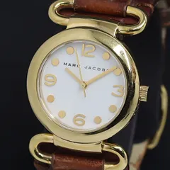 稼働 QZ マークバイマークジェイコブス MBM8521 白文字盤 レディース腕時計 KRK 2000000 NSK