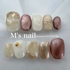 完成品/翌日発送可能/匿名配送可能/全サイズ入り/結婚式/成人式/成人式ネイル/ネイルチップ/マグネットネイル/20枚