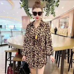 ダルメシアン　レオパード　シャツ　オシャレ　2022　新作