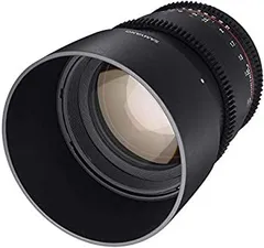 【中古】SAMYANG 85mm T1.5 VDSLR AS IF UMC II フジフイルムX用 フルサイズ対応 ブラック レンズ有効径 73 mm F1313010101