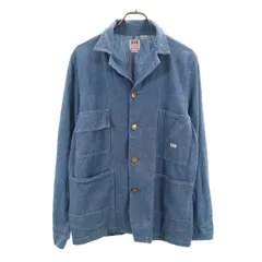 BALANCE + HARMONY バランスハーモニー USA製 長袖 カバーオール M ブルー系 B&H メンズ 古着