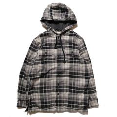 00s y2k archive ombrecheck shirt hoodie - メルカリ