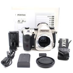 ■シャッター数63枚！新品同様■ PENTAX K-3 Mark III ボディ シルバー APS-Cデジタル一眼レフカメラ ペンタックス