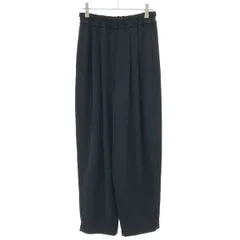 ENFOLDワイドパンツ36 ブラック エンフォルド ENFOLD ワイドパンツ タック ストレッチ 36 黒