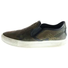CHROME HEARTS (クロムハーツ) SLIP ON BLK CALF スリッポン CHプラス  